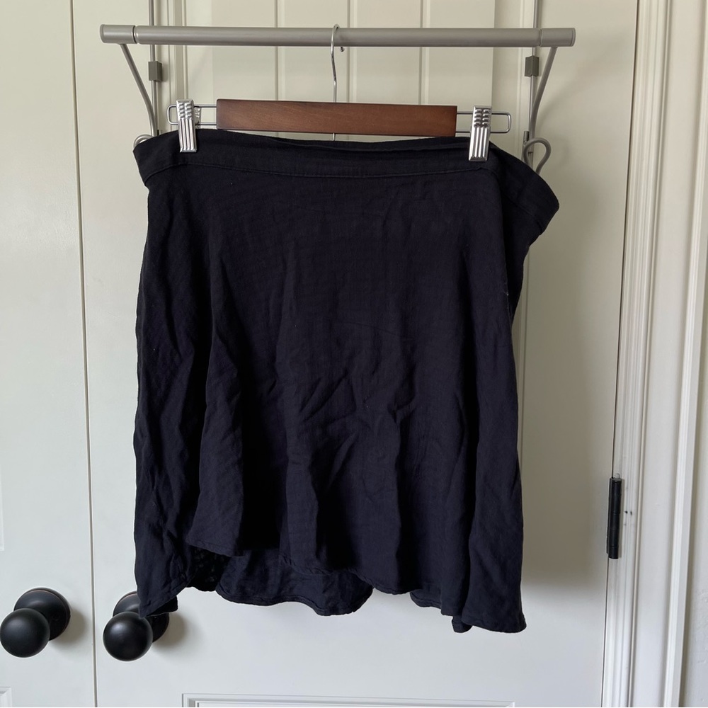 SO Black Skater Mini Skirt Casual